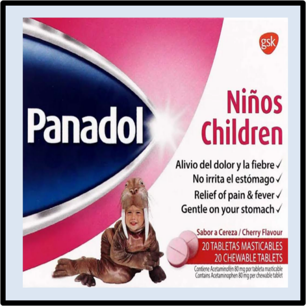 H3-5054 PANADOL CHILDREN'S 4oz P/25 (¢0.99=ea)