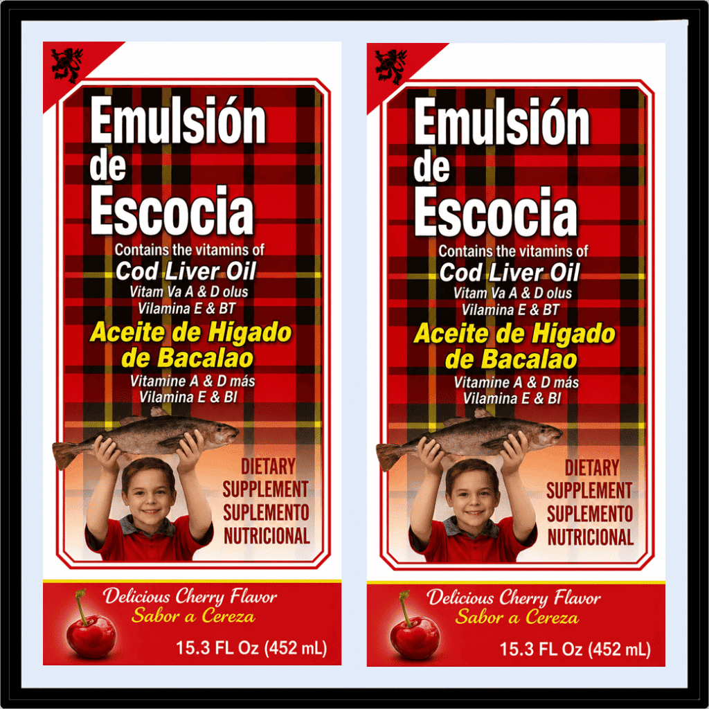 emulsion de escocia 15.30 oz cereza wholesaler