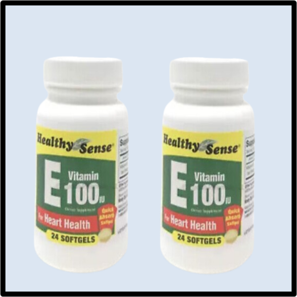 P1-2093 HEALTHY SENSE VITAMIN E 100 P/12 9$1.25=ea)
