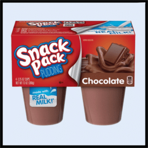 C6-1141 SNACK PACK CHOCOLATE PUDDING 3.25oz P/12 (1.60$Ea)