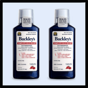 E2-5516 BUCKLEYS ACETAMINOPHEN COLD RELIEF 6oz P/6 (3.80$Ea)