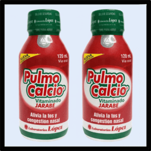 E3-2180 PULMO CALCIO SYRUP-JARABE 4oz P/6 (10.85$Ea)