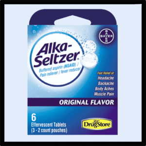 ALKA-SELTZER SET 6 ORIGINAL