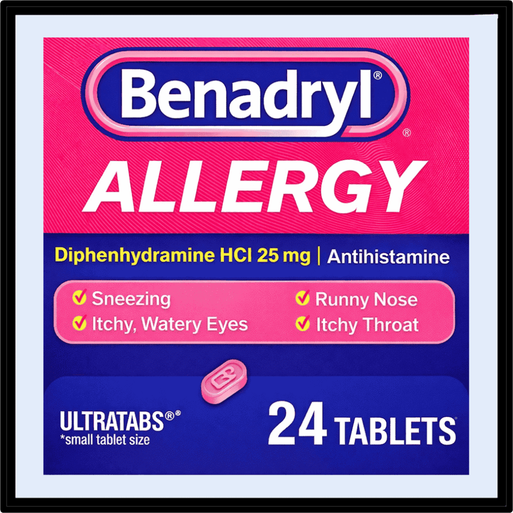 benadryl allergy 24 tab wholesaler