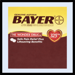 D2-3055 BAYER GENUINE ASPIRIN 50PC (0.30¢Ea)