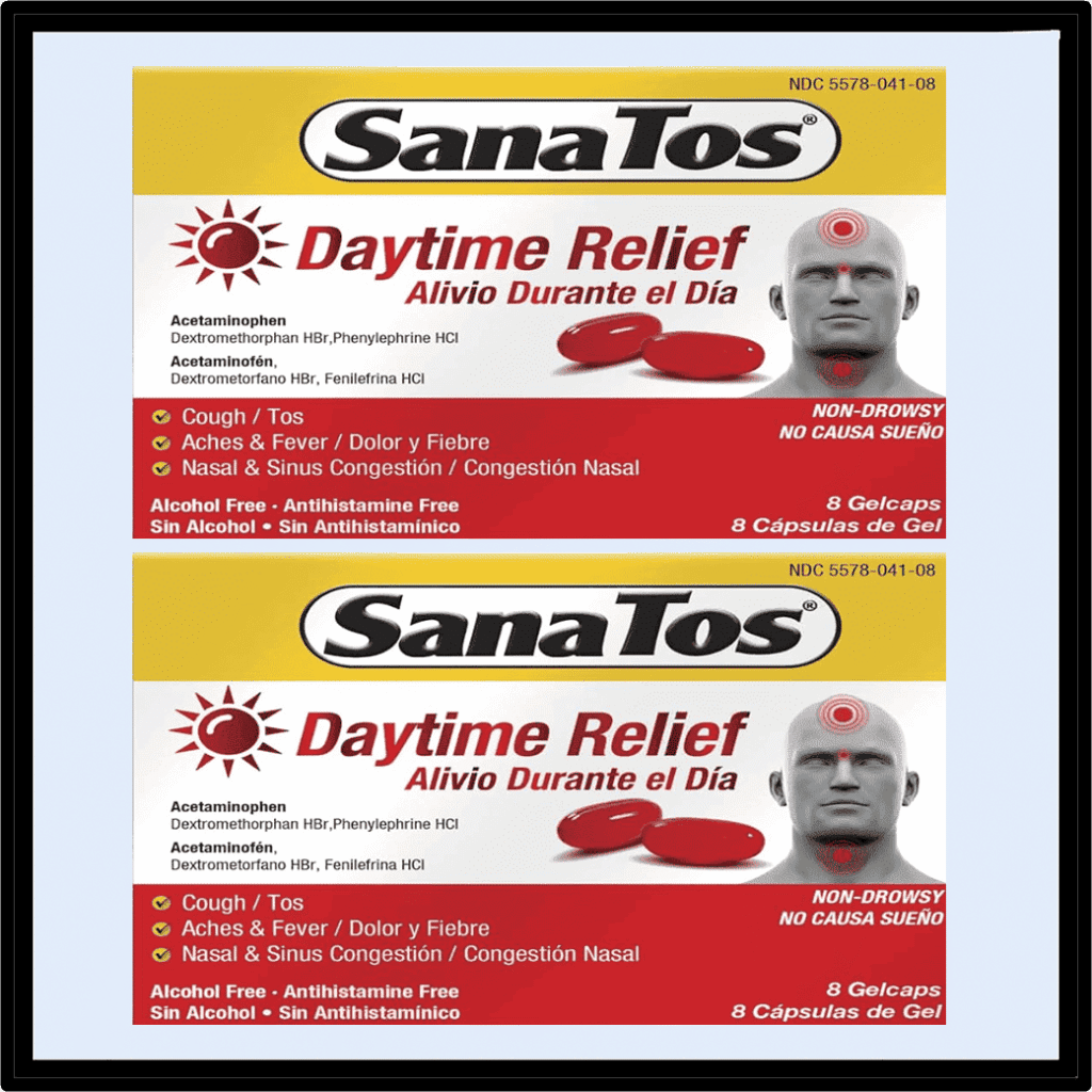 sanatos daytime relief dia tos acetaminophen wholesaler