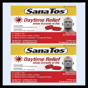 sanatos daytime relief dia tos acetaminophen wholesaler