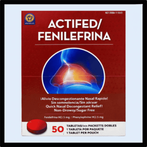 ACTIFED FENILEFRINA DESCONGESTIONANTE NASAL WHOLESALE