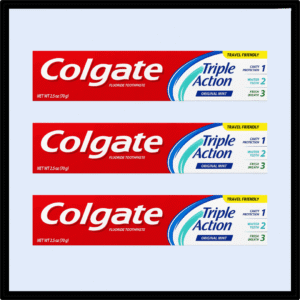 PASTA DENTAL TOOTH PASTE COLGATE TRIPLE ACCION 2.5 OZ. WHOLESALER