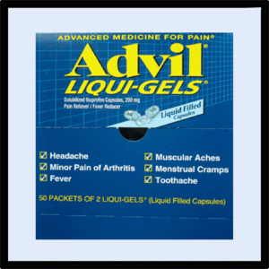 D1-1001 ADVIL LIQUI GEL 50PC (45¢Ea)