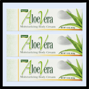 D6-1092 ALOE VERA MOISTURIZING BODY CREAM 1.5 oz P/12 (1.45$Ea)