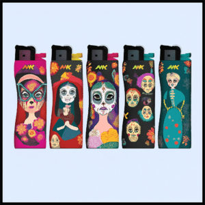 X1-1123 MK CATRINA SERIES REFILLABLE LIGHTER P/50 (0.95¢Ea)
