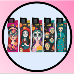 X1-1123 MK CATRINA SERIES REFILLABLE LIGHTER P/50 (0.95¢Ea)