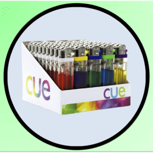 X1-1000 CUE II LIGHTER P/50 (0.15¢Ea)