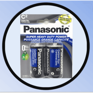 X9-1005 BATTERY PANASONIC C SET 2 P/12 (1.30$Ea)