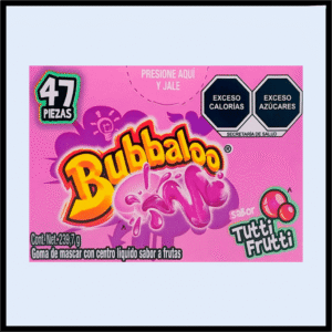C1-0926 Bubbaloo Tutti Frutti P/47 (0.10¢Ea)