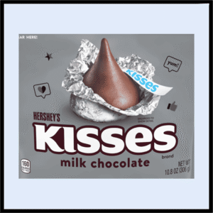 A3-1827 KISSES MILK CHOCOLATE 10.8oz P/24 (1.70$Ea)