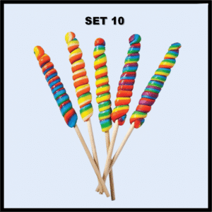 A5-1719 BRAIDED TWIST PALETA TRENZADA SET 10 P/12 (1.45$Ea)