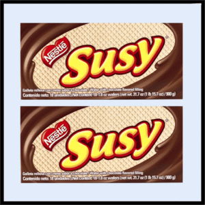 A2-2511 SUSY SMALL GALLETA RELLENA CON CHOCOLATE P/18 (0.60¢Ea)