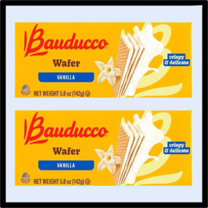 C9-1038 BAUDUCCO LARGE WAFER VANILLA 5.82oz P/18 (1.30$Ea)