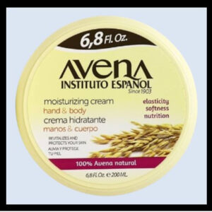 T2-7532 AVENA MOISTURIZING CREAM HAND & BODY 200ml P/6 ($5.60=ea)