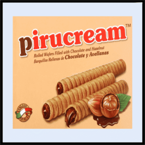 A3-1126 PIRUCREAM CHOCOLATE Y AVELLANA P/24 (0.45¢Ea)