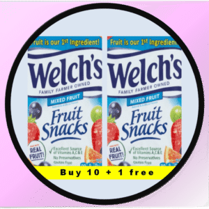 A9-2720 WELCH'S FRUIT SNACKS P/16 (1.05$Ea)