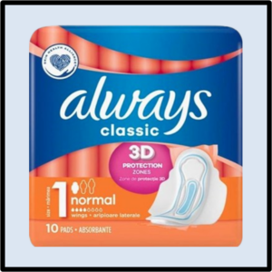 P2-5269 Always Classic 3D Protection 1 Normal 10 Pads P/16 ($2.45ea)