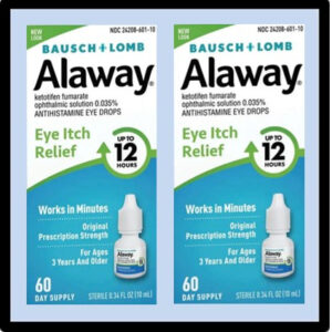 E1-2520 ALAWAY EYE ITCH RELIEVE 10ml P/12 ($7.45=ea)
