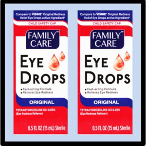E1-1182 FAMILY CARE EYE DROPS P/12 ($1.45=ea)