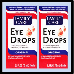 E1-1182 FAMILY CARE EYE DROPS ORIGINAL 15ml P/12 ($1.45=ea)