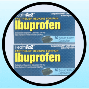 F2-4354 HealthA2z Ibuprofen, Liquid Filled Capsules P/6 (1.45$Ea)