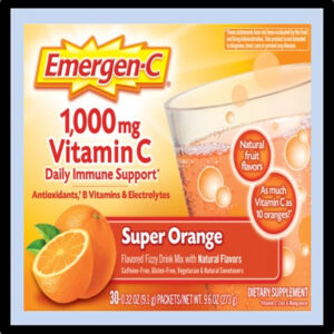 P1-1047 EMERGEN-C VITAMIN C SUPER ORANGE P/30 (¢0.50=ea)