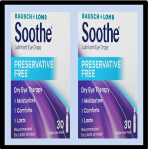 E1-1210 BAUSCH+LOMB SOOTHE 30vials 0.02oz ($12.30=ea)