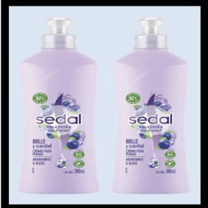 T3-1817 SEDAL CREMA PARA PEINAR BRILLO 300ml. P/12 ($3.25=ea)