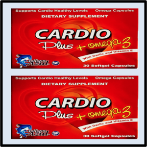 G2-4061 CARDIO PLUS + OMEGA 3 BALLENA AZUL P/6 ($6.30=ea)