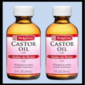 Q2-1015 CASTOR OIL DE LA CRUZ 2oz P/12 ($1.95=ea)
