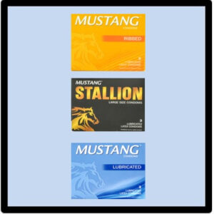 G4-2002 MIX DISPLAY CONDOM SPECIAL MUSTANG P/48 (¢0.50=ea)