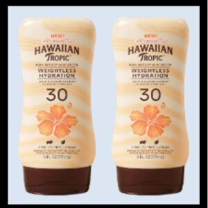 I3-1315 HAWAIIAN TROPIC WEIGHTLESS HYDRATION 30 P/12 ($8.25=ea)