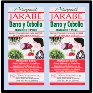 L3-2051 JARABE BERRO Y CEBOLLA 8oz P/6 ($8.25=ea)