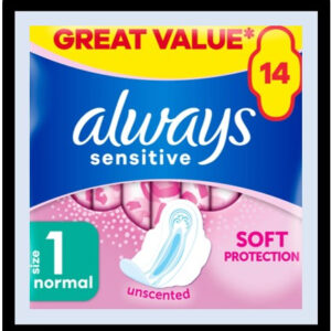 P3-1038 ALWAYS SENSITIVE CON ALAS P/12 ($2.65=ea)