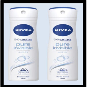 S6-7015 Nivea Spray Pure Invisible 150ml ($3.25=ea)