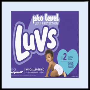 H5-1261  LUVS DIAPERS SIZE #2 P/4 (11.75$Ea)