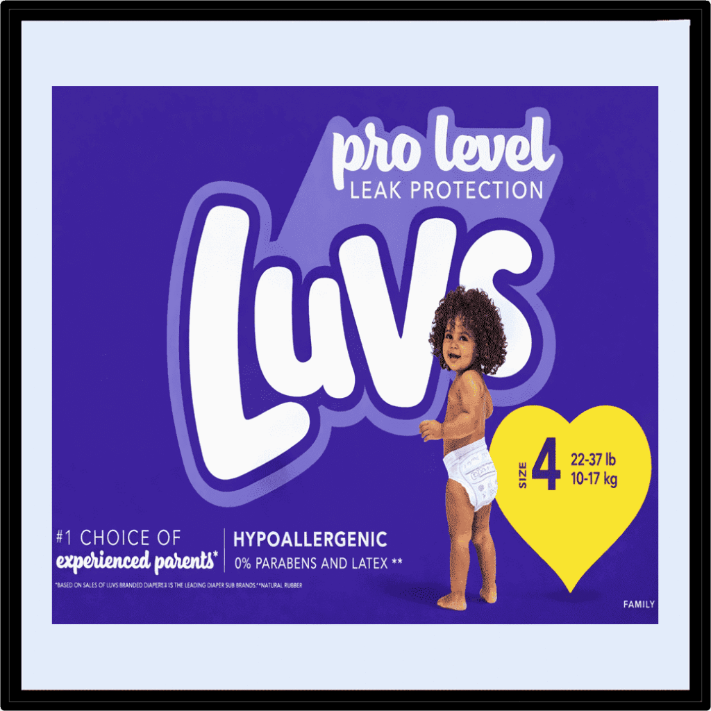 luvs diapers size 4 PANALES WHOLESALER