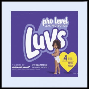 H5-4163 LUVS DIAPERS SIZE #4 P/4 ($11.75Ea)