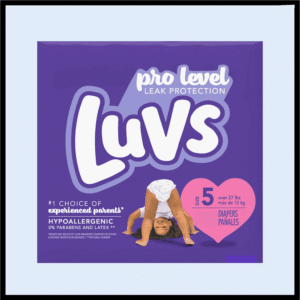 H5-4164 LUVS DIAPERS SIZE #5 P/4 (11.75$Ea)