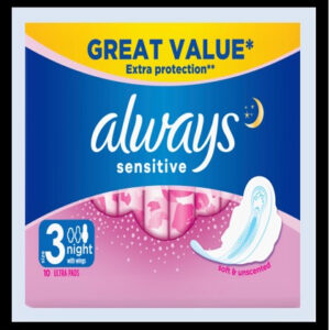 P2-1042 ALWAYS SENSITIVE NIGHT P/20 ($2.45=ea)