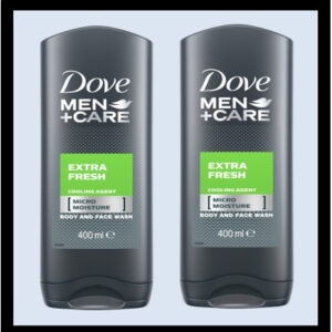 T8-7108 Body Wash Dove Men+Care Extra Fresh 400ml P/6 (4.65$=ea)
