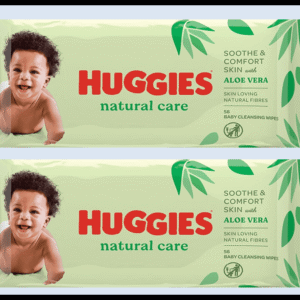 H5-1507 HUGGIES WIPES NATURAL CARE P/12 (1.85$Ea)
