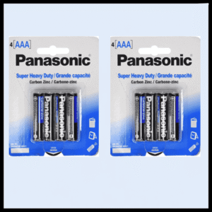 X9-1009 BATTERY PANASONIC AAAA SET 4 P/12 ($3.60=ea)